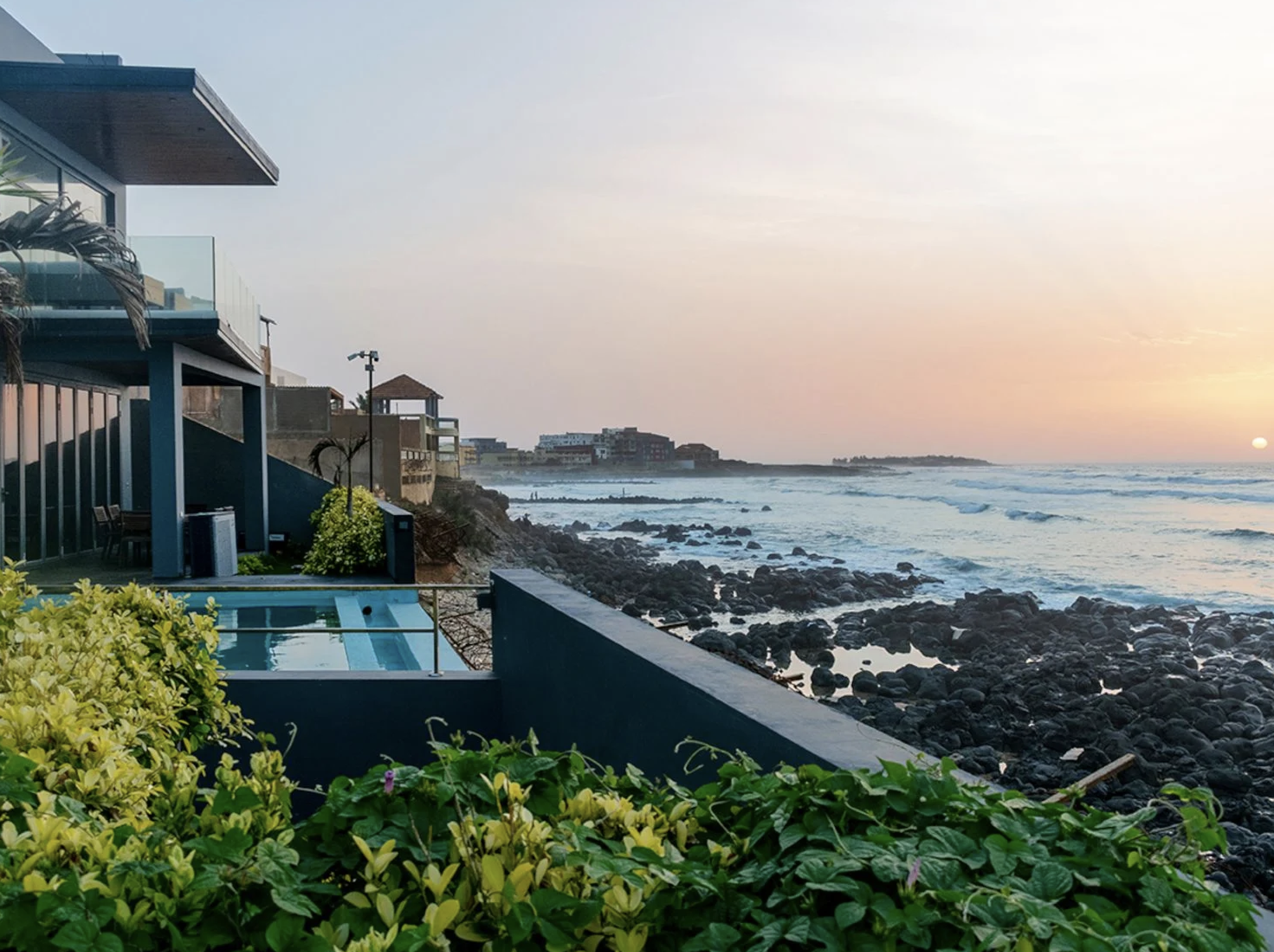 View from Black Rock. Courtesy Kehinde Wiley and Black Rock Senegal. Photo: Mamadou Gomis.