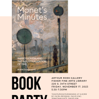 Book Party for André Dombrowski's Monet's Minutes: Impressionism and the Industrialization of Time (Yale University Press)